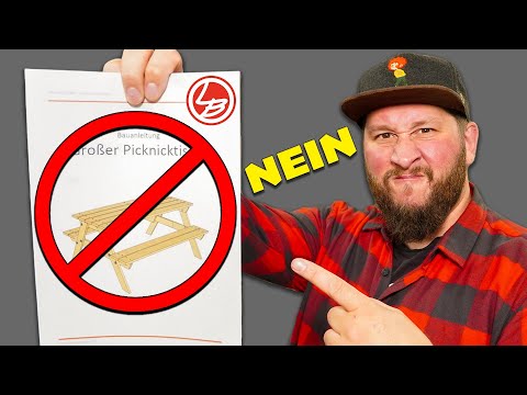 Picknicktisch für den Garten selber bauen