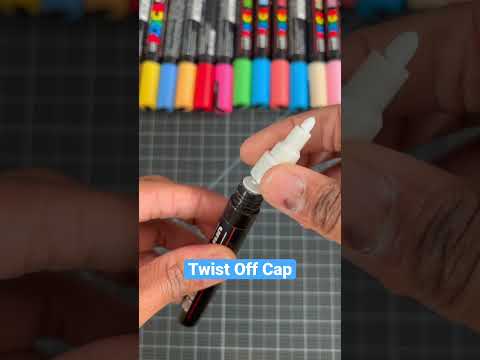 Best Way To Refill Posca Pens! 😍 #drawing #art #shorts