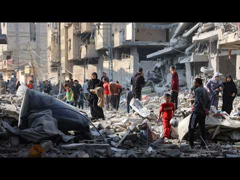 Imagen de publicación titulada  Palestina: genocidio continuado y una Gaza devastada
