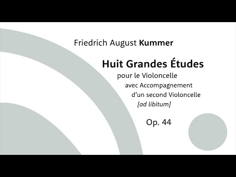 Kummer, Friedrich August - Eight Grand Studies for Cello, Op. 44 (no. 6)