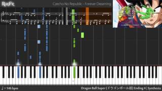 Dragon Ball Super Ending 4 - Forever Dreaming (Synthesia)