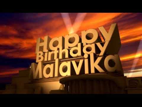 Happy Birthday Malavika