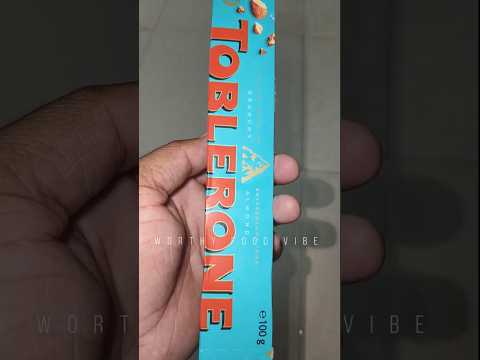 Toblerone crunchy almond #chocolate #viral #food #switzerland