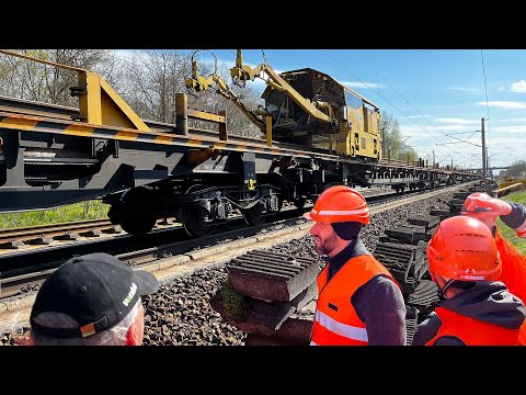 An overview of Vossloh’s SWW rail replacement wagon