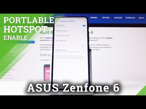 How to Share Internet on ASUS Zenfone 6 –  Enable Hotspot