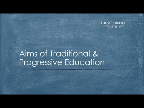 The Aims of Traditional and Progressive Education