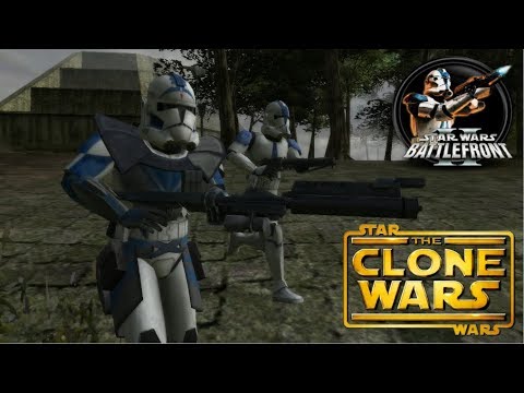 Star Wars Battlefront II Mod - Evolved Clone Wars - Public Alpha - Arc Trooper Fives Gameplay