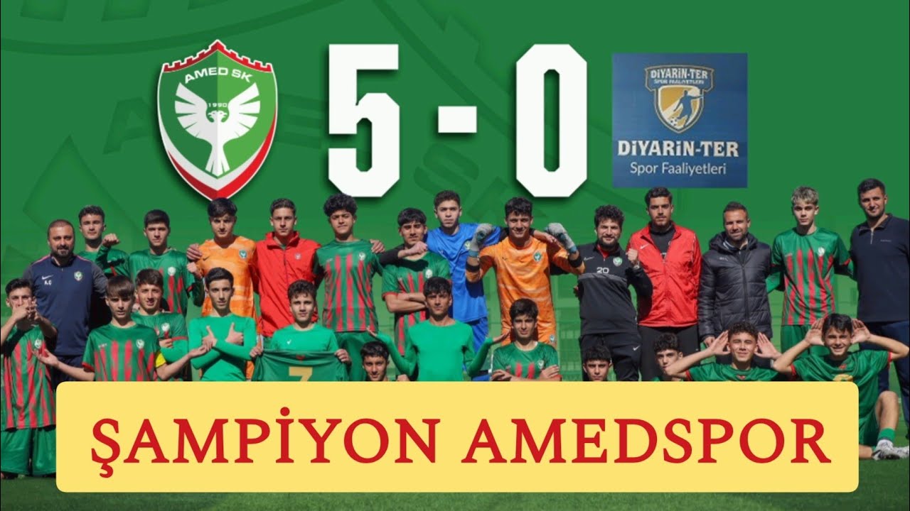 Amedspor U16 şampiyonluğunu ilan etti!