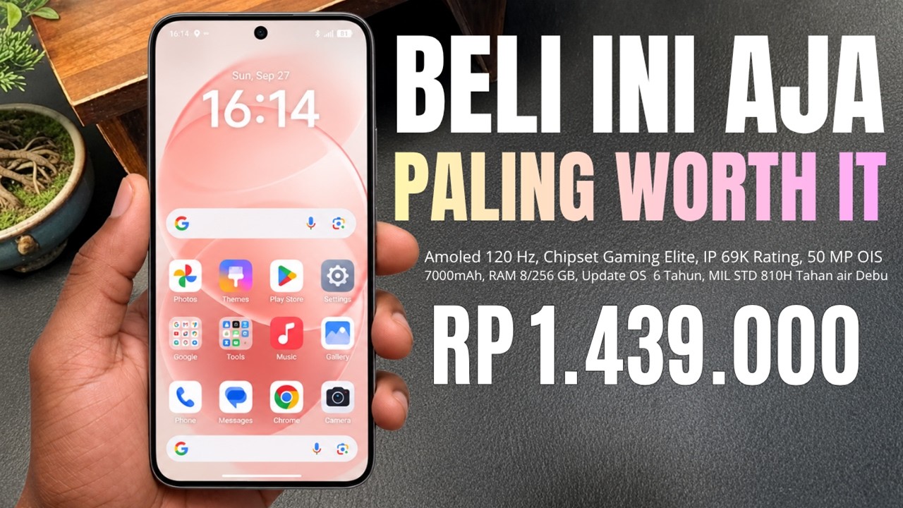 NAH INI BARU PAS‼️RAM 8/256GB, 7000mAh - HP 1 JUTAAN TERBARU DAN TERBAIK AKHIR TAHUN 2026