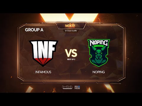 Infamous vs NoPing Esports, MDL Chengdu Major Qualifier, bo2, game 1 [Eiritel]