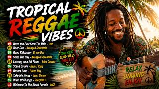 Download lagu Have You Ever Seen The Rain, Leaving on a Jet Plane | Beach Playlist 2026 🏖️ Tropical Reggae Vibes mp3