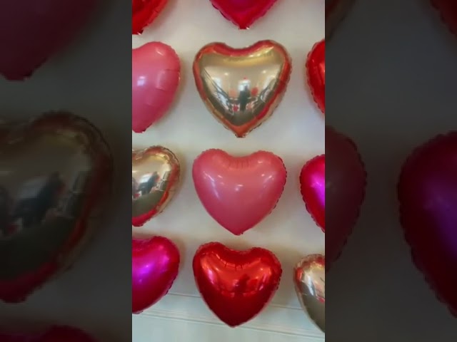 Vídeo relacionado con 30 Piezas Globos Corazon Rojo San Valentin, 1 LOVE Globos de Aluminio, Globos Corazon Rojo Decoracion San Valentín