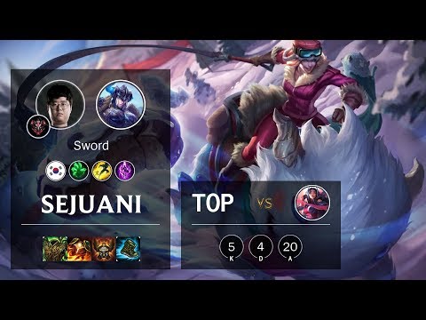 Sejuani Top vs Irelia - KR Grandmaster Patch 10.6