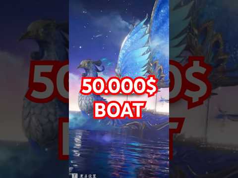 The MOST EXPENSIVE COSMETIC In Where Winds Meet! 45K $ MIRAGE BOAT! #wherewindsmeet #freetoplay