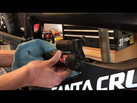 How to change 2017 fox float x shock volume spacer