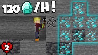 GERIAUSIAS Būdas ieškoti Deimantų Minecrafte !😮 2# Hardcore
