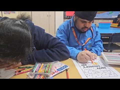 Poster for Children's Day by Prathistha and Chanpreet of Prevocational B -12/11/25