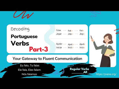 Understanding, Conjugating, and Mastering AR Verbs in Portuguese. Decoding Portuguese Verbs, Part-3