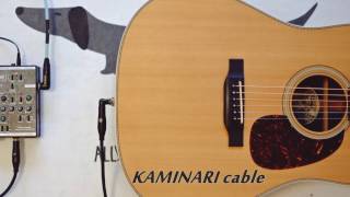 Video thumbnail for KAMINARI Cable/Monster sp1000/David Laboga tommy emmanuel cable TEST by soulstringman