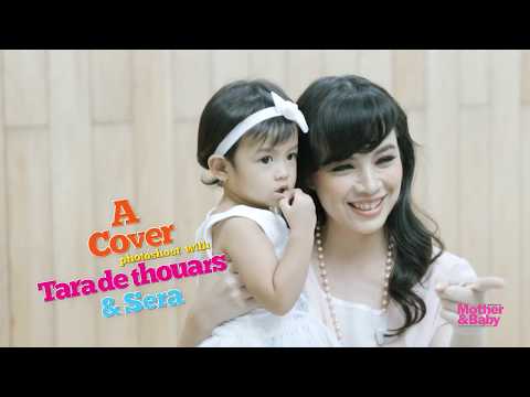 Cantiknya Tara de Thouars dan Si Kecil Sera 