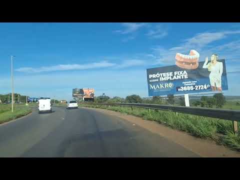 Divisa do DF/GO - Passando em Águas Lindas de Goiás, BR 070.