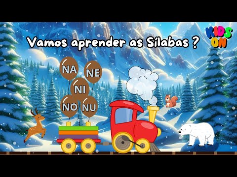 Kids On- Na Ne Ni No Nu  [Sílabas] [Vídeo educativo para Crianças ]