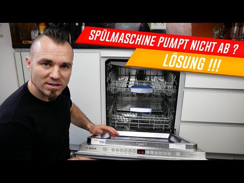 Spülmaschine pumpt nicht ab - 5 typische Fehler - Lösungsvorschläge vom Handwerkskönig✅