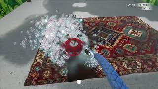 【実況】隕石が振る前に掃除を終えろ　絨毯を洗うゲーム　part5
