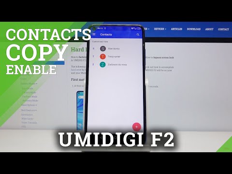 How to Copy Contacts in UMIDIGI F2 – Transfer Contacts