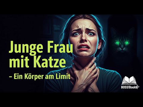 Junge Frau mit Katze - ein Körper am Limit