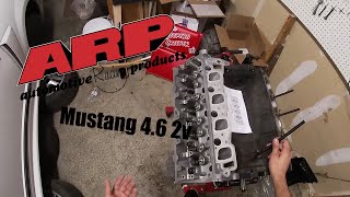 ARP Head Stud Install on a Mustang 4.6 2v (#arp #2v #mustang)