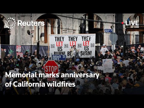LIVE: Memorial to mark one-year anniversary of California wildfires