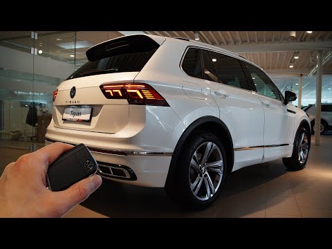2021 VW Tiguan 1.5 TSI R Line (150hp) - Sound & Visual Review!