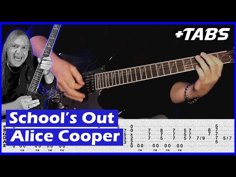 Schools Out Guitar Lesson