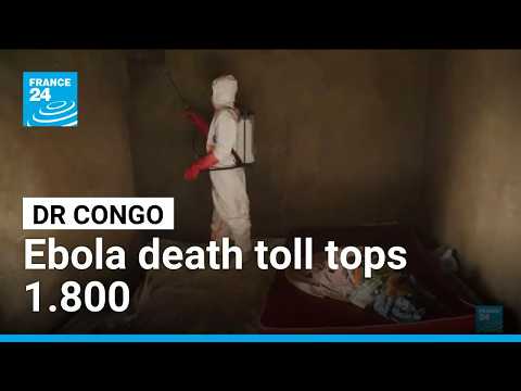 Ebola death toll tops 1.800 in DRC