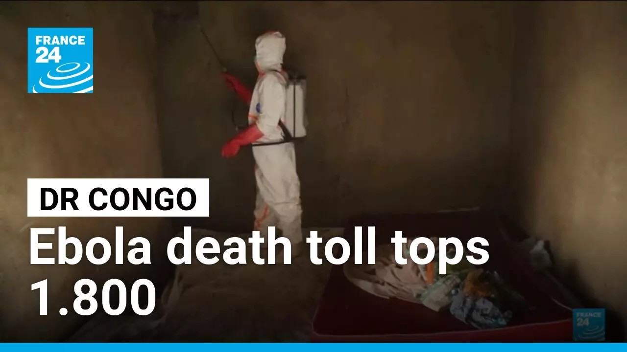 Ebola death toll tops 1.800 in DRC • FRANCE 24 English
