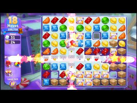 Wonka's World of Candy Level 622 - NO BOOSTERS + FULL STORY 🍫 | SKILLGAMING ✔️
