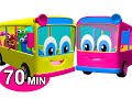 Wheels On The Bus Collection Vol 01 Nursery Rhymes Colors Learning Kids Compilation 3D
