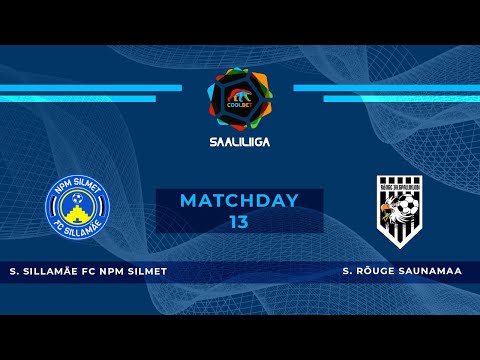 Npm Silmet FC Sillamäe - Rõuge Saunamaa. Coolbet Saaliliiga. MD 13. Live stream