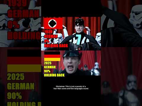 Star Wars General Hux Speech in different languages - German and 1939 German