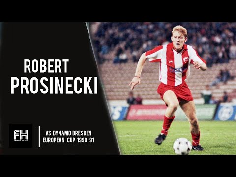 Robert Prosinecki  ● Goal and Skills ● Crvena Zvezda 3-0 Dynamo Dresden ● Champions Cup 1990-91