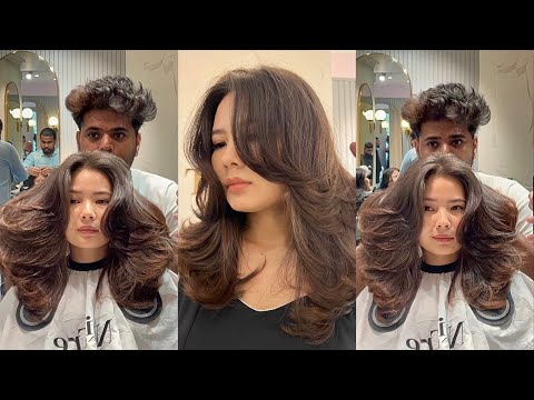 BUTTERFLY HAIRCUT TUTORIAL STEP BY STEP ||LAYERD...