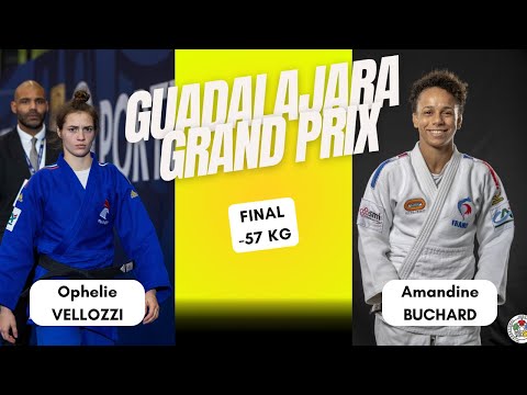 Ophelie VELLOZZI VS Amandine BUCHARD Guadalajara Grand Prix 2025 GOLD medal contest -57 kg