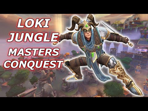 No Clickbait, Just Loki in Masters Conquest (jungle) - Season 8 Masters Ranked 5v5 Conquest - SMITE