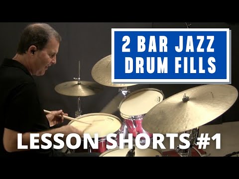 Master the secrets of 2 Bar Jazz Drum Fills - Lesson Short #1