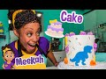 Dinosaur Cake Baking With Meekah Educational Videos For Kids