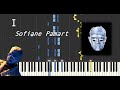 'I' (Radio Nova Live) - Sofiane Pamart (Synthesia Tutorial | Piano sheet)