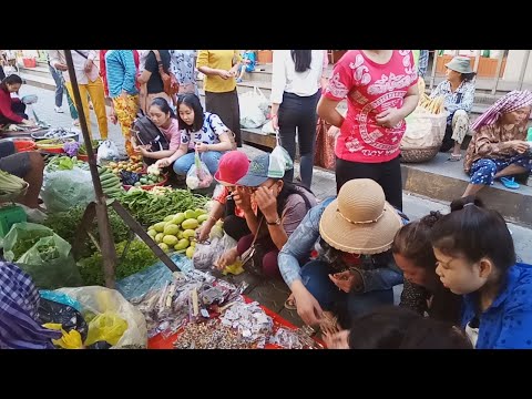 Life In Market - Natural Living In Phnom Penh Market - My Travel Around Market Food