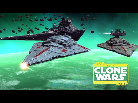 Epic Star Wars: Empire at War Space Battles | Massive Cinematic Clone Wars NPC Battle