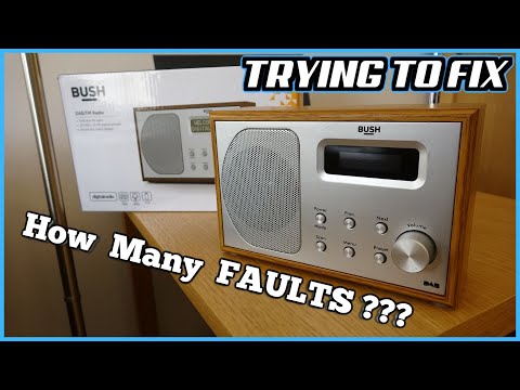 NEW Bush DAB Radio with a CASCADE of FAULTS - Can I REPAIR it?